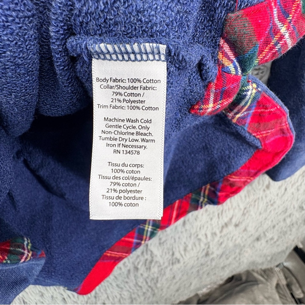 Vineyard Vines Shirt Womens Medium Shep Pullover Quarter Zip Quilted Sweatshirt - Picture 8 of 10